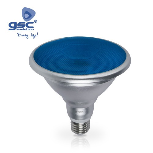 Ampoule PAR38 LED SMD 18W E27 Bleu IP65