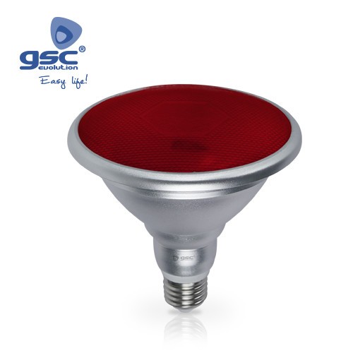 Ampoule PAR38 LED SMD 18W E27 Rouge IP65