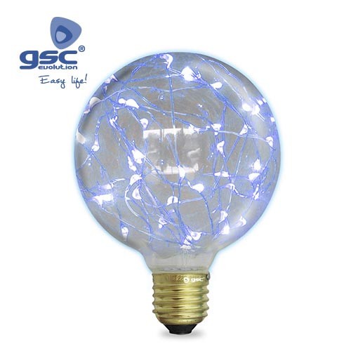Ampoule Starlight Deco.Globe G125 LED 2W E27 6000K
