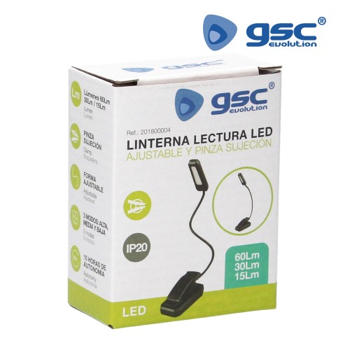 Lampe De Lecture LED Ajustable Avec Pince D'Accroche