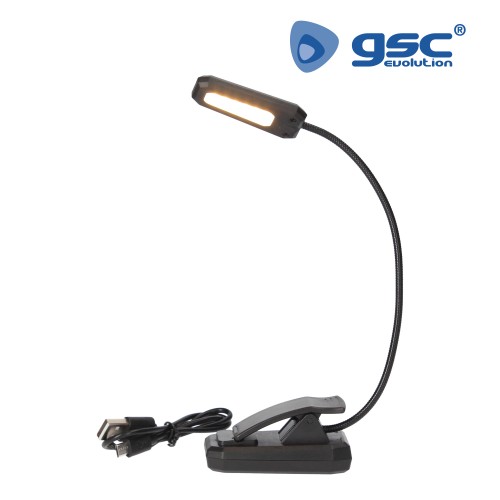 Lampe De Lecture LED Ajustable Avec Pince D'Accroche