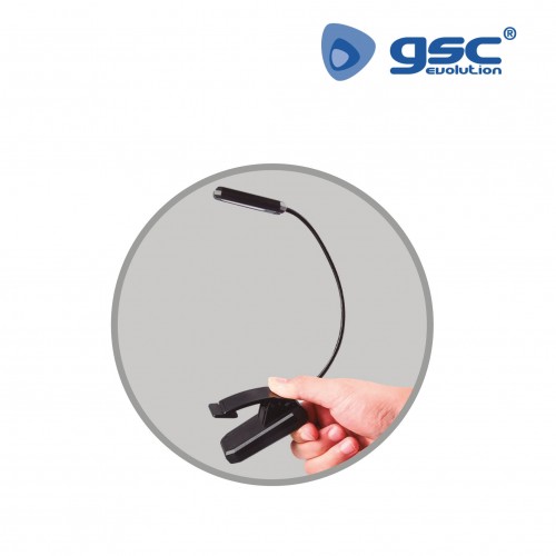 Lampe De Lecture LED Ajustable Avec Pince D'Accroche