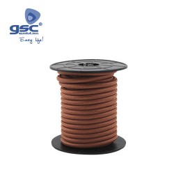 Cable Textile 10M Marron (2x0.75mm)