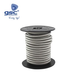 Cable Textile 10M Blanc (2x0.75mm)