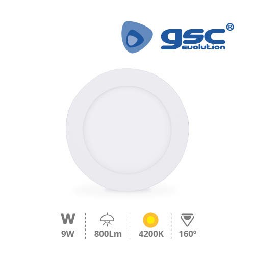 Downlight Encastrable LED Rond 9W - Blanc 4200K