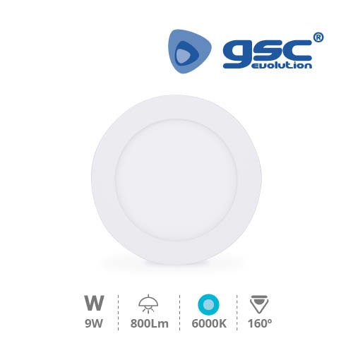 Downlight Encastrable LED Rond 9W - Blanc 6000K