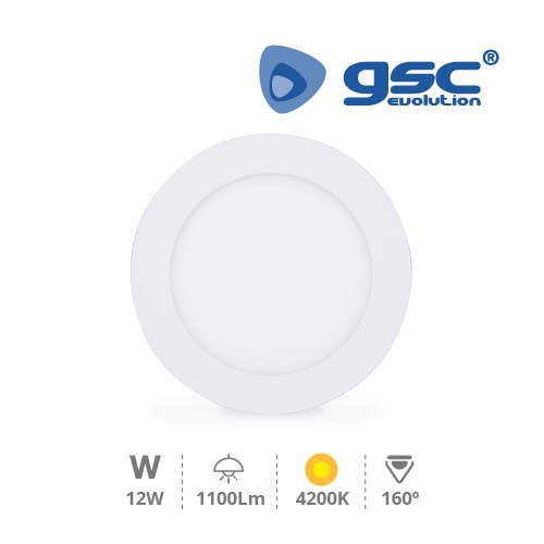 Downlight Encastrable LED Rond 12W - Blanc 4200K