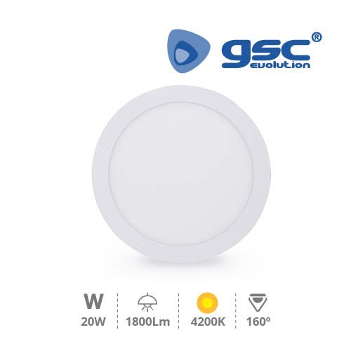 Downlight Encastrable LED Rond 20W - Blanc 4200K