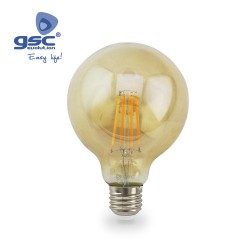Ampoule Vintage Deco. Globe G95 LED 7W E27 2500K