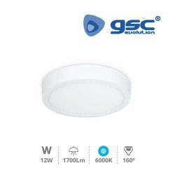 Downlight Saillie LED Rond 12W 6000K Blanc