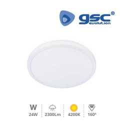 Downlight Saillie LED Rond Ø300 24W - Blanc 4200K
