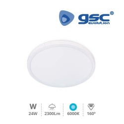 Downlight Saillie LED Rond Ø300 24W - Blanc 6000K