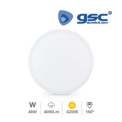 Downlight Saillie LED Rond Ø600 48W - Blanc 4200K