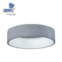 Plafonnier LED Arum 42W 3000K Gris