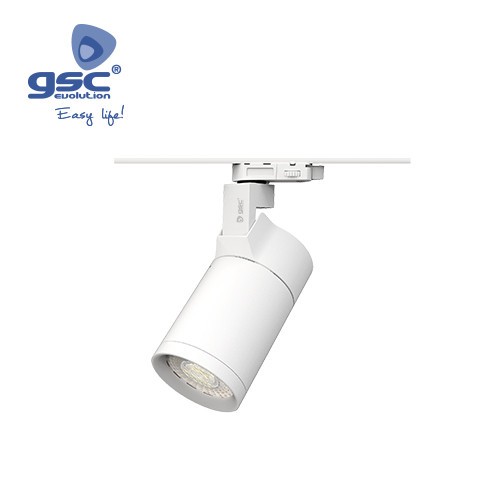 Projecteur Sur Rail LED Triphasé 30W 3000K Blanc