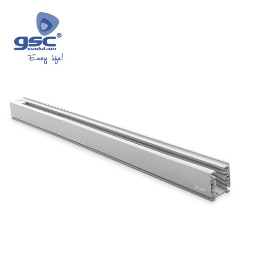 Rail Triphasé 2M Blanc Pour Spot Sur Rail LED