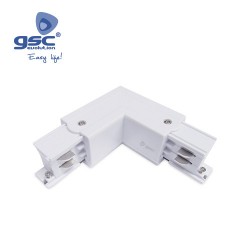 Connecteur L Triphasé Noir Pour Spot Sur Rail LED