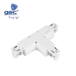Connecteur T Triphasé Noir Pour Spot Sur Rail LED