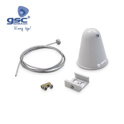 Kit Suspension Blanc Pour Spot Sur Rail LED
