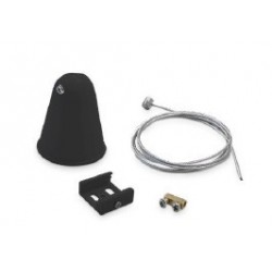 Kit Suspension Noir Pour Spot Sur Rail LED