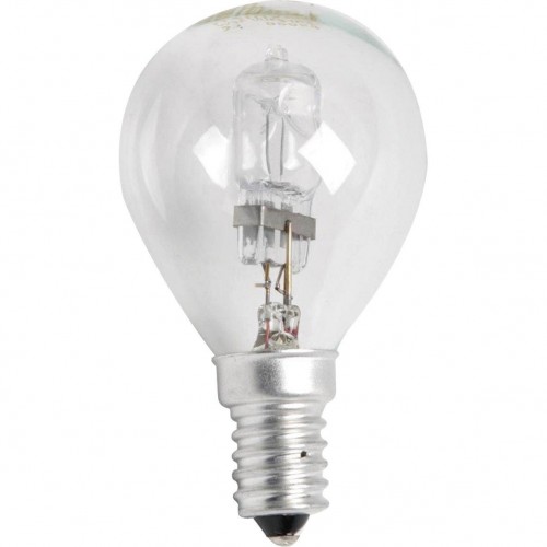Ampoule Eco Halogène  Sphérique Claire E14 28W(40W)