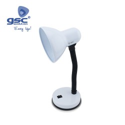 Lampe Flexible De Table Bell E27 40W- Blanc