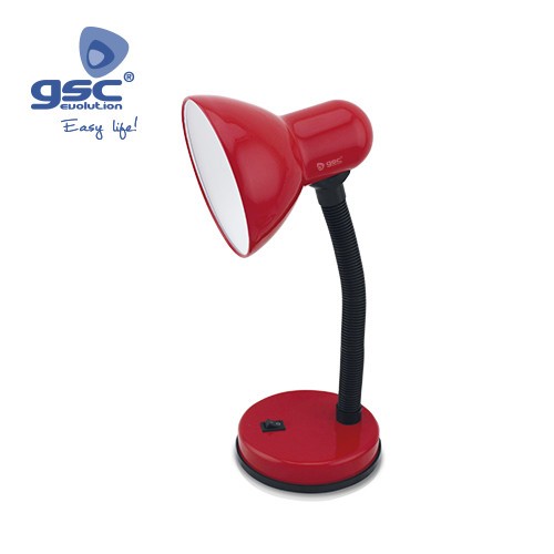 Lampe Flexible De Table Bell E27 40W- Rouge