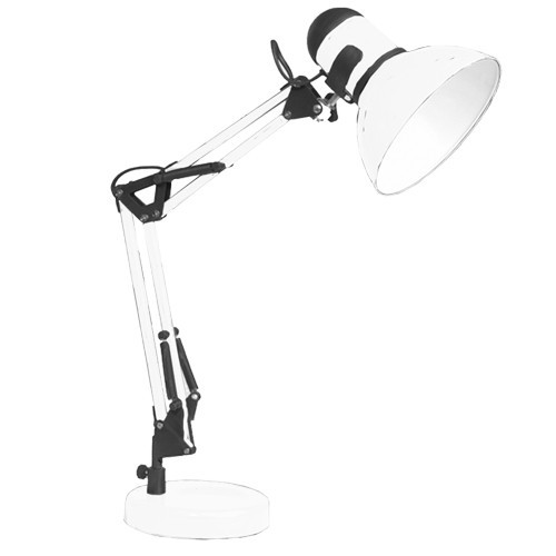 Lampe Flexible De Table Tradition E27 40W- Blanc