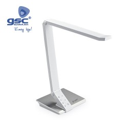 Lampe De Bureau Flexible WOrker 10W 4 Niveaux d'intensité Blanc