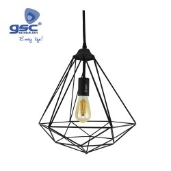 Suspension Diamond 1M Métal Noir
