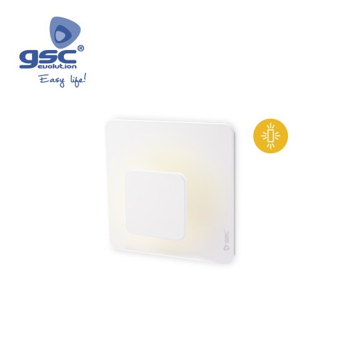 Applique Murale LED COB Blanc Mate 3W 3000K Pour Intérieur