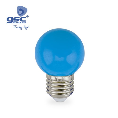 Lampe Sphérique Décorative 1W E27 Bleu