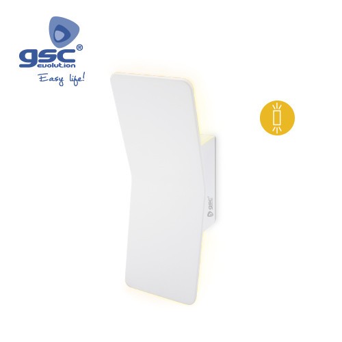 Applique Murale LED SMD Blanc Mate 6W 3000K Pour Intérieur