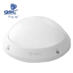 Applique Rond LED Plastique 7W - Blanc - 6000K