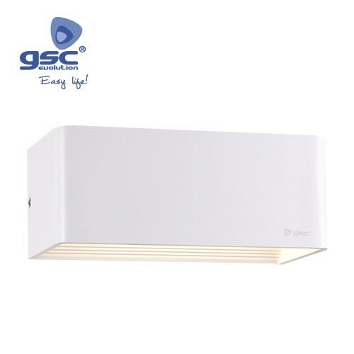 Applique Murale LED SMD Blanc Mate 6W 6000K Pour L'Extérieur