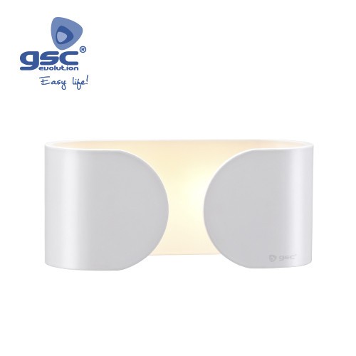 Applique Murale LED SMD Blanc Mate 6W 3000K Pour L'Extérieur