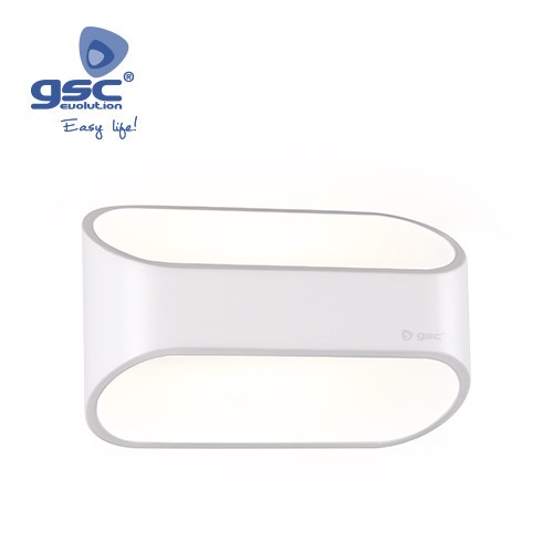 Applique Murale LED SMD Blanc Mate 3W 3000K Pour L'Extérieur