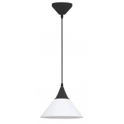Suspension E27 Blanc/Noir