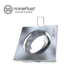 Spot Orientable Carré Nickel Satin