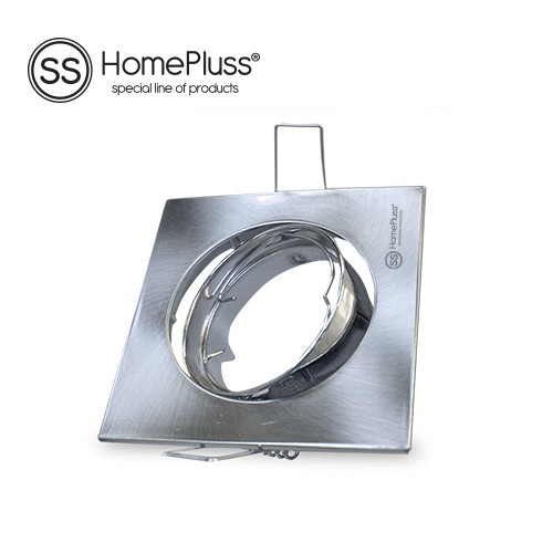 Spot Orientable Carré Nickel Satin