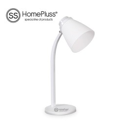 Lampe De Bureau Flexible Avec Cable USB 3W Blanc