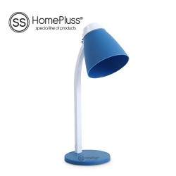 Lampe De Bureau Flexible Avec Cable USB 3W Bleu