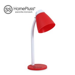 Lampe De Bureau Flexible Avec Cable USB 3W Rouge